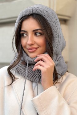 KOMIN Z KAPTUREM DAMSKI 50/315