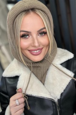 KOMIN Z KAPTUREM DAMSKI 50/315