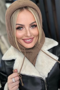 KOMIN Z KAPTUREM DAMSKI 50/315