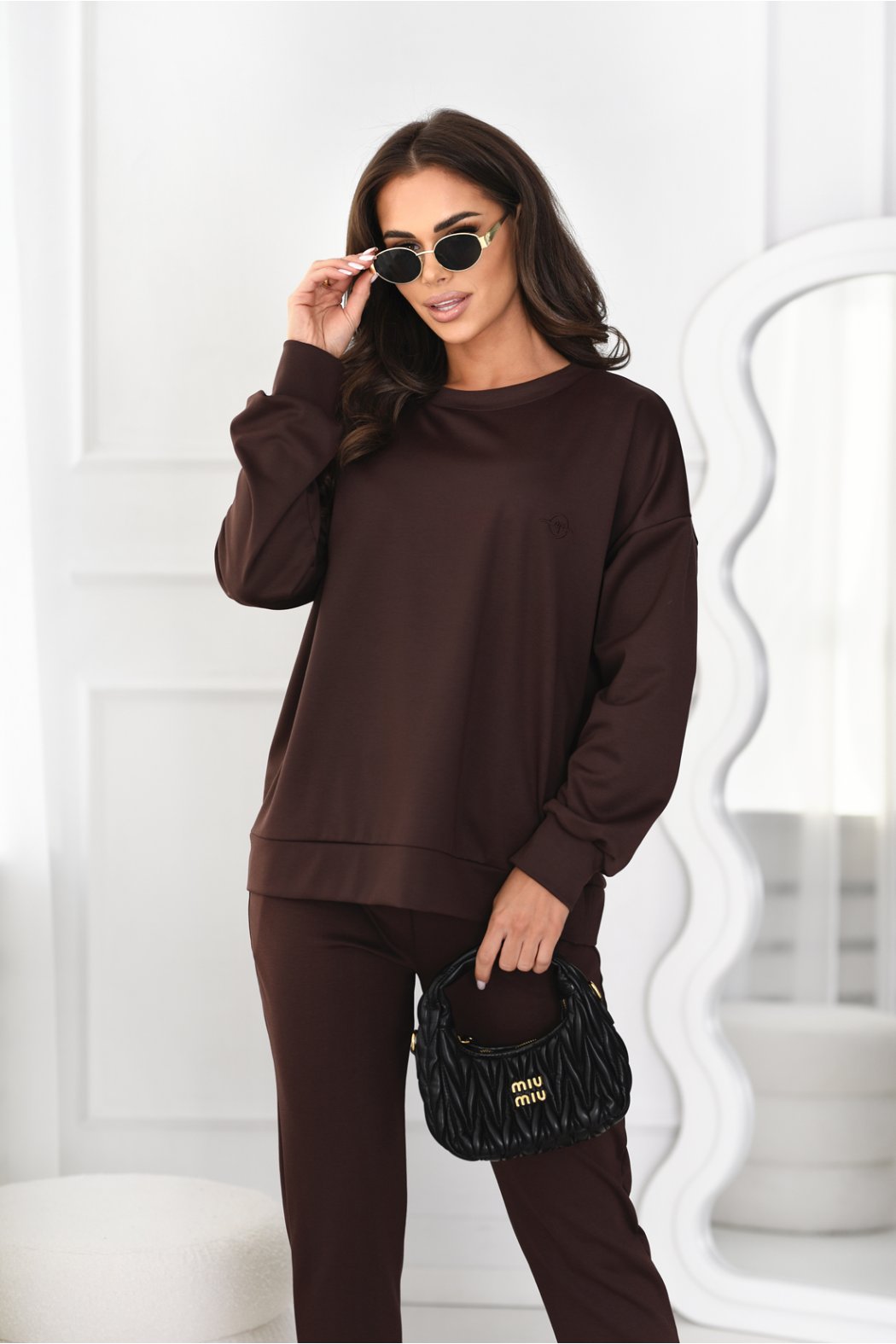 BLUZA DAMSKA Z HAFTEM DOMINGA