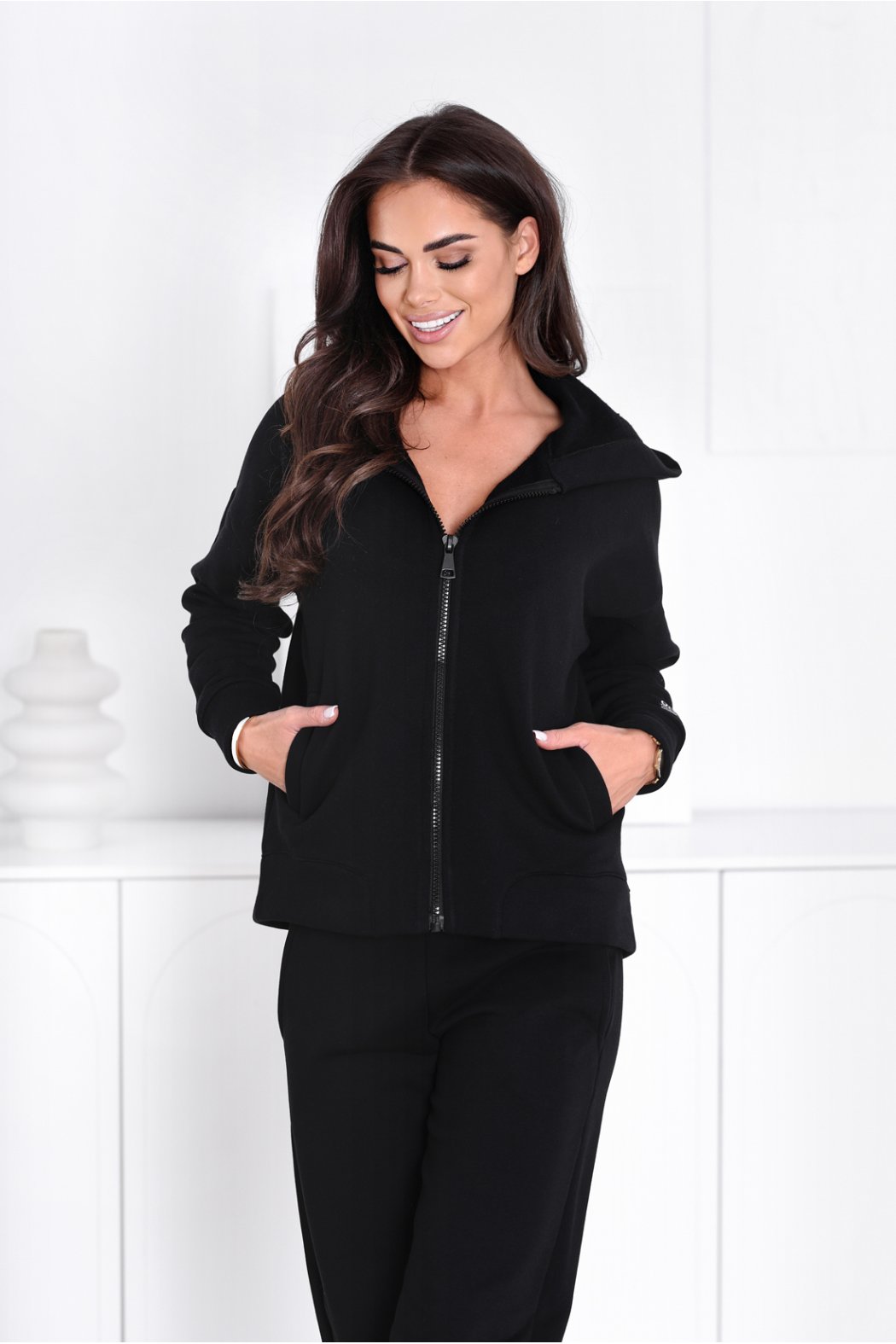 GRUBA ROZPINANA BLUZA...