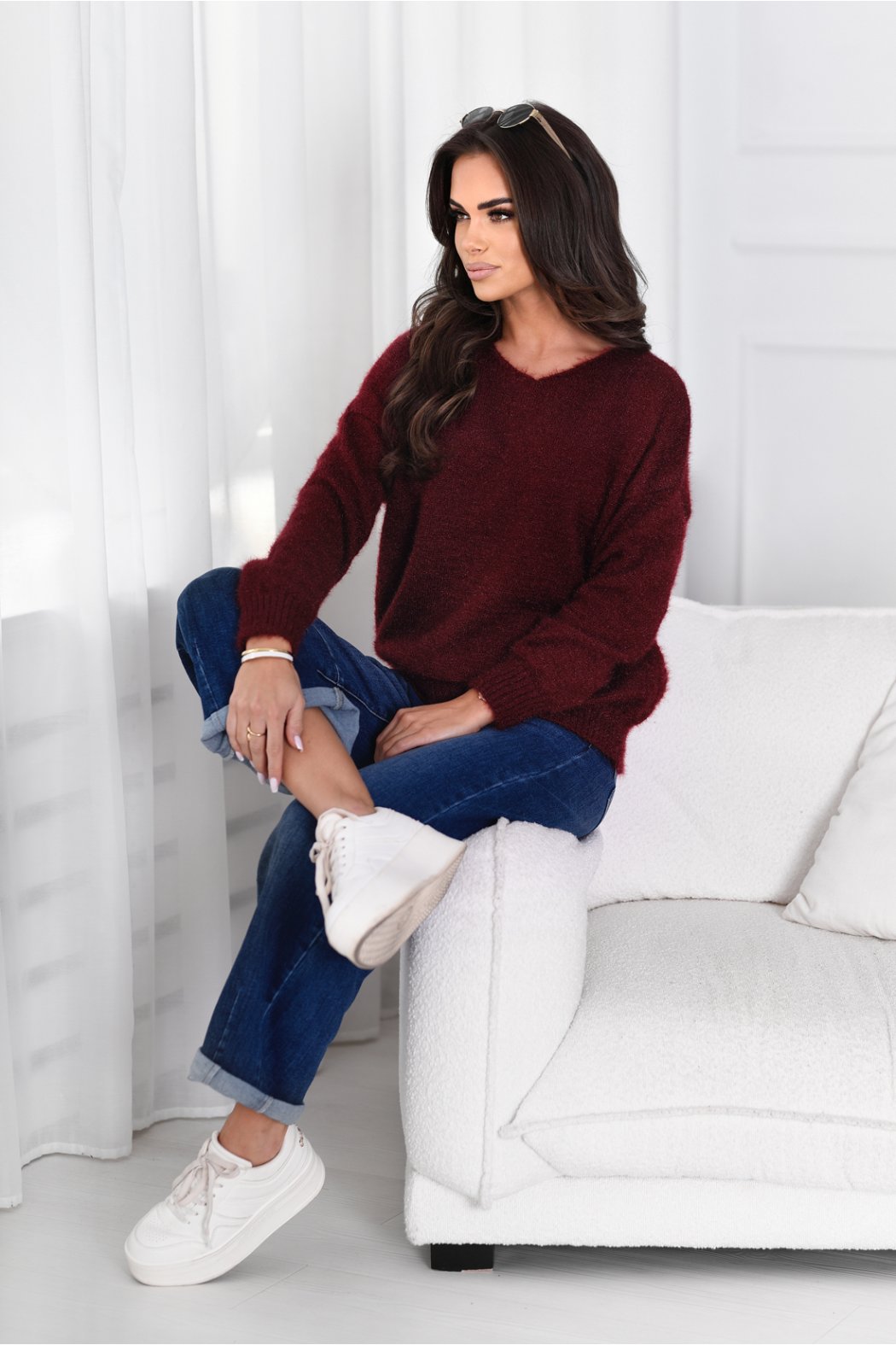 SWETER DAMSKI OVERSIZE GIA...