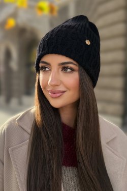 CZAPKA DAMSKA Z WEŁNY MERINO P075