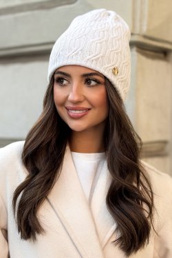 CZAPKA DAMSKA Z WEŁNY MERINO P078