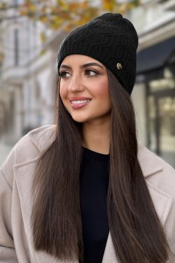 CZAPKA DAMSKA Z WEŁNY MERINO P078