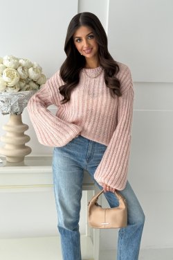 SWETER Z SZEROKIMI RĘKAWAMI - MILKY