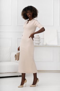 SUKIENKA Z BAWEŁNY PRĄŻKOWANEJ CLARISA