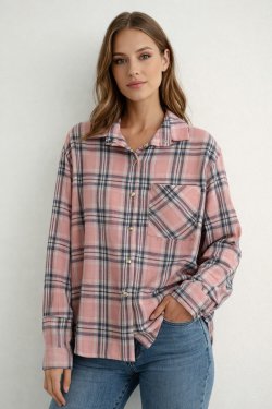 KOSZULA DAMSKA W KRATĘ LULU