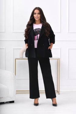 BAWEŁNIANY ŻAKIET DWURZĘDOWY ZAPINANY NA GUZIKI - MARTIZA