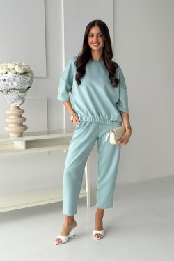 SPODNIE DAMSKIE Z MIĘKKIEJ DZIANINY MASEŁKO - NURIE