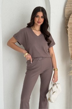 BAWEŁNIANA BLUZKA DAMSKA Z PRĄŻKA - PACA