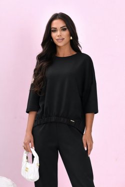 BLUZKA DAMSKA Z MIĘKKIEJ DZIANINY MASEŁKO - NURIE