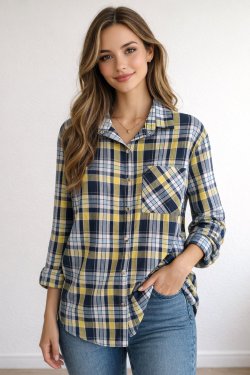 KOSZULA DAMSKA W KRATĘ LULU