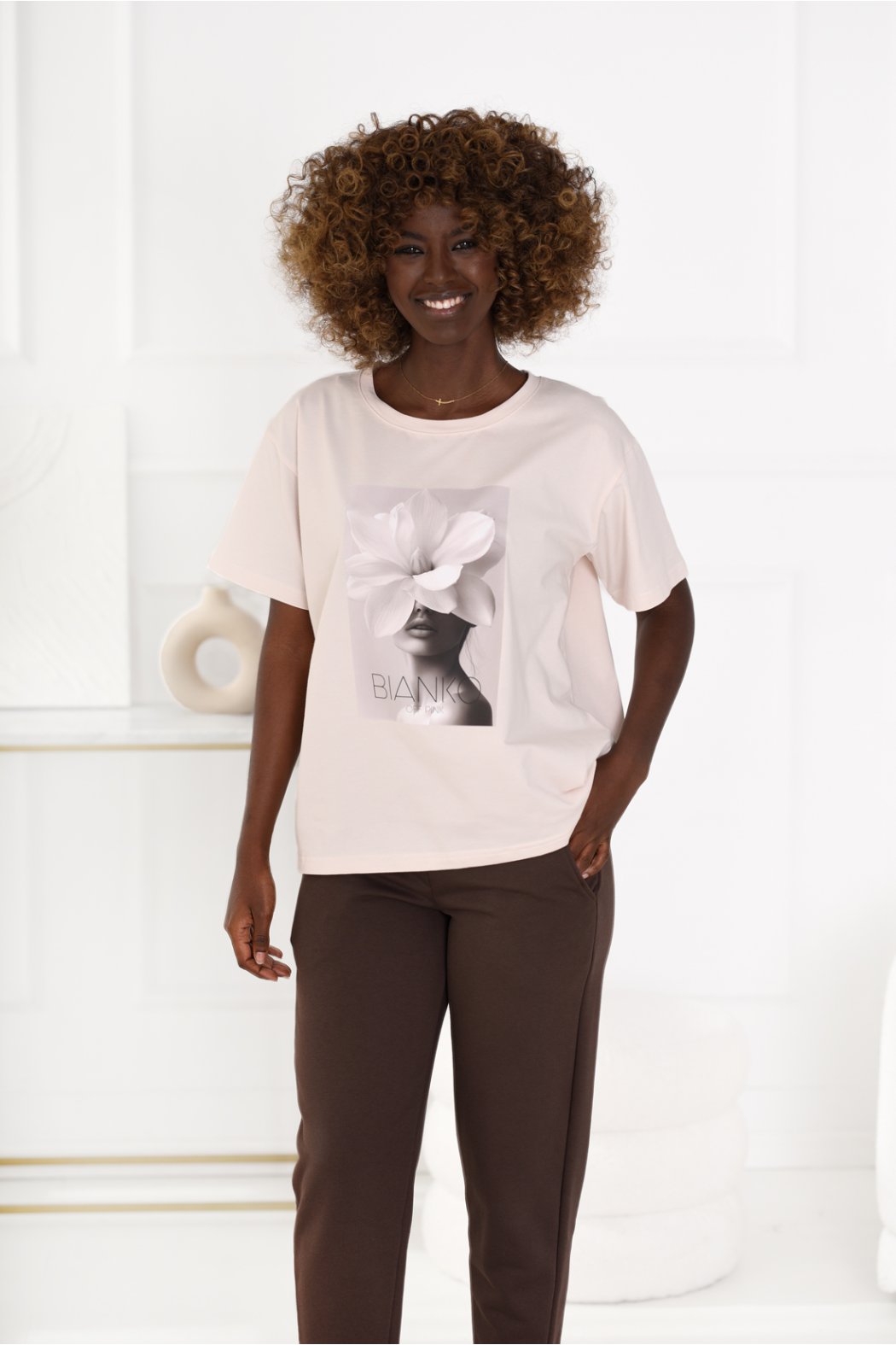 BAWEŁNIANY T-SHIRT Z...