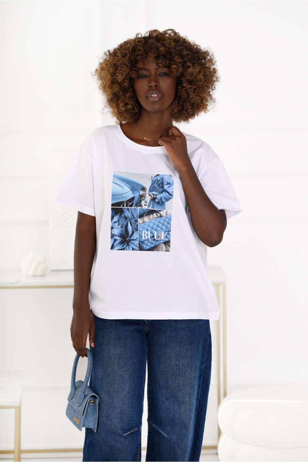 BAWEŁNIANY T-SHIRT Z...