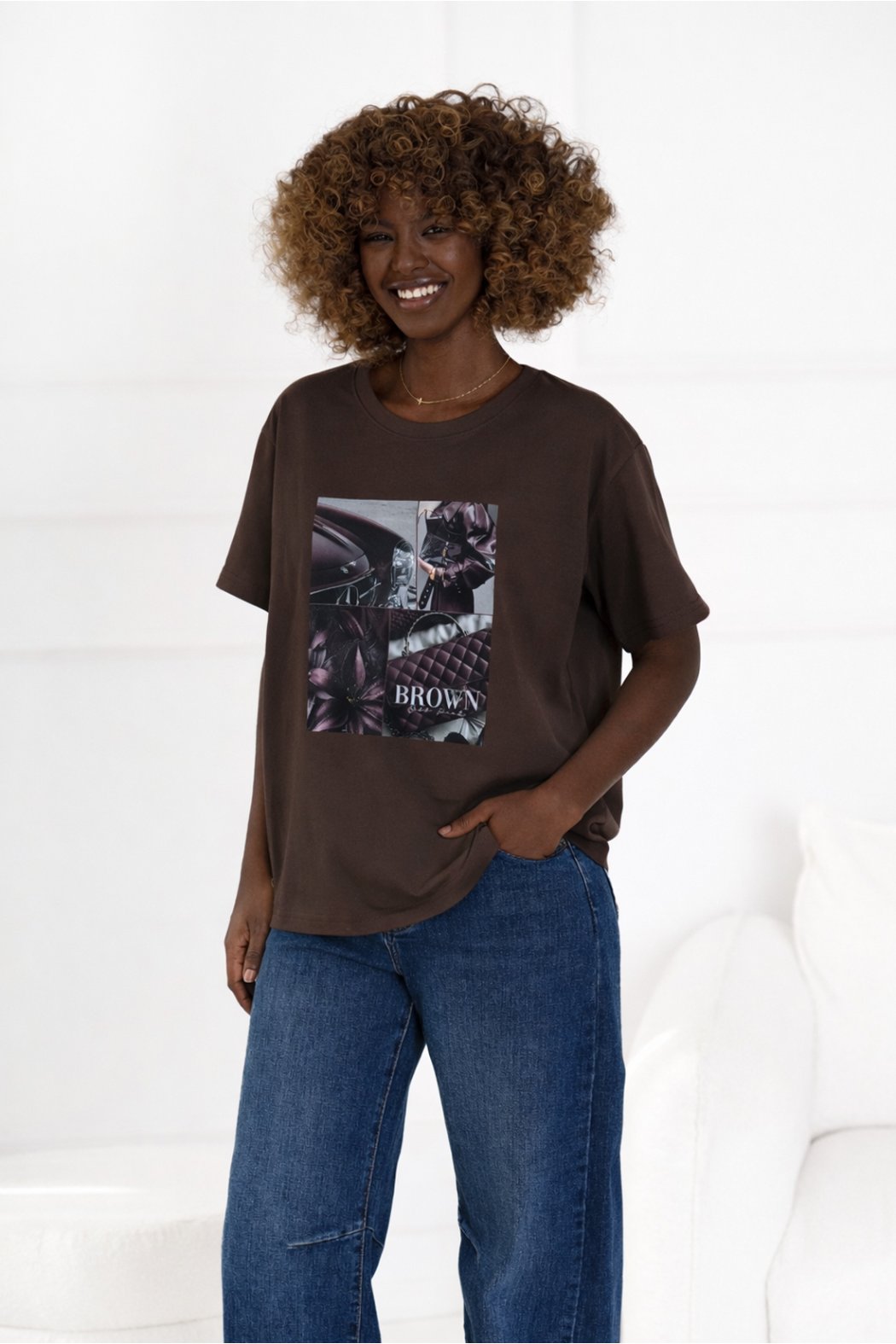 BAWEŁNIANY T-SHIRT Z...