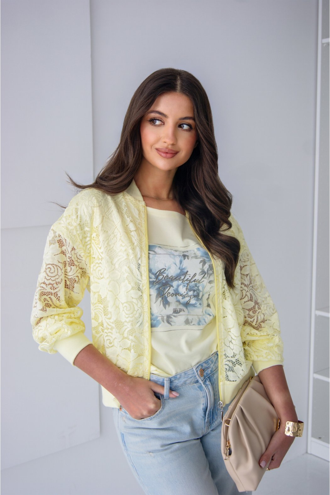 BOMBERKA DAMSKA Z KORONKI...