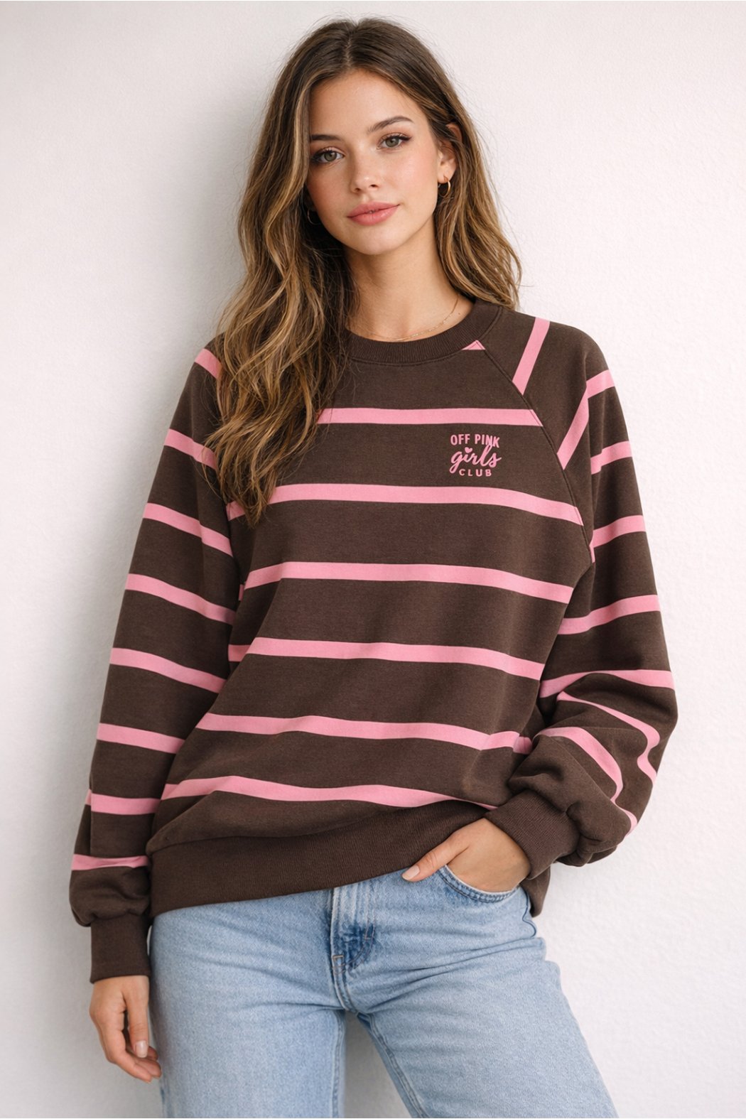 BAWEŁNIANA BLUZA W PASKI...