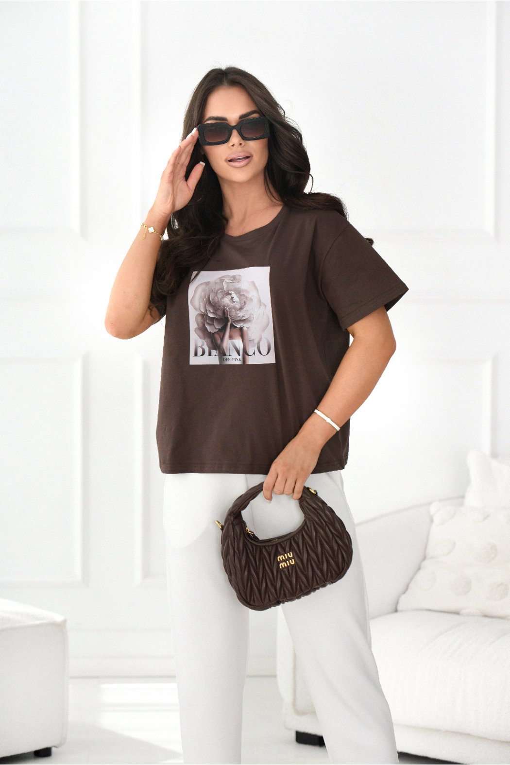 BAWEŁNIANY T-SHIRT Z...