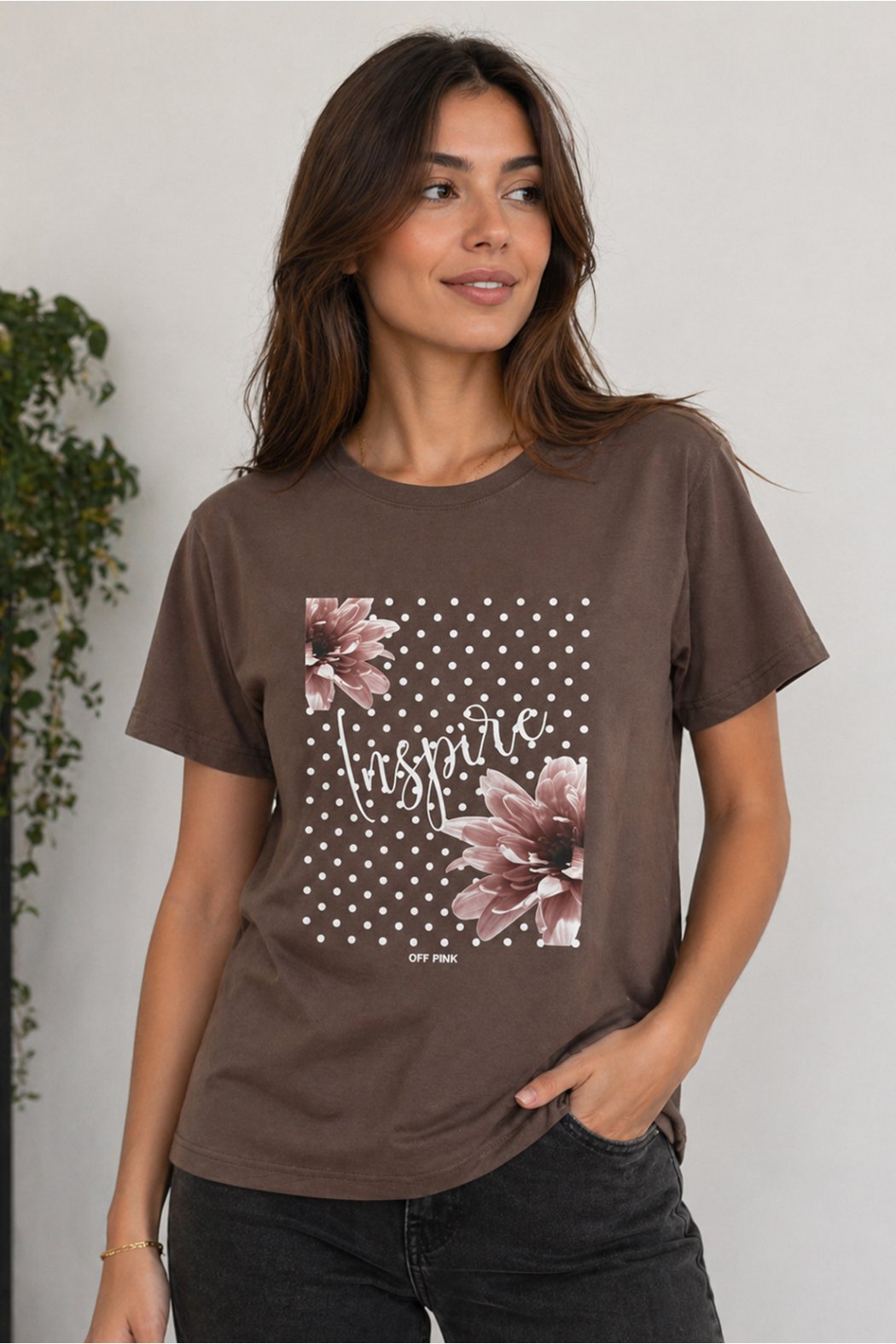 T-SHIRT Z NADRUKIEM BLISS -...
