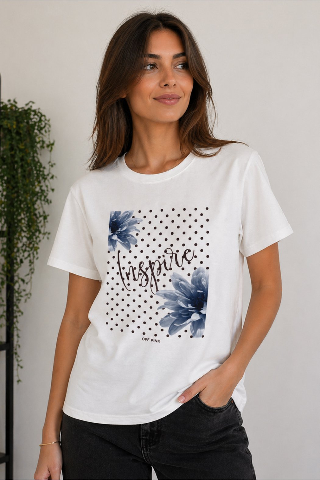 T-SHIRT Z NADRUKIEM BLISS -...