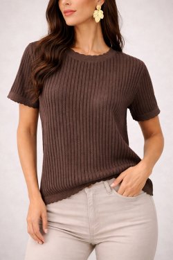 SWETER DAMSKI AŻUROWY WZÓR AURELIA