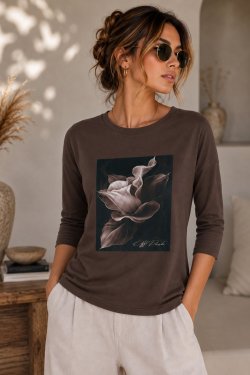 BLUZKA Z RĘKAWEM 3/4 CHANTAL